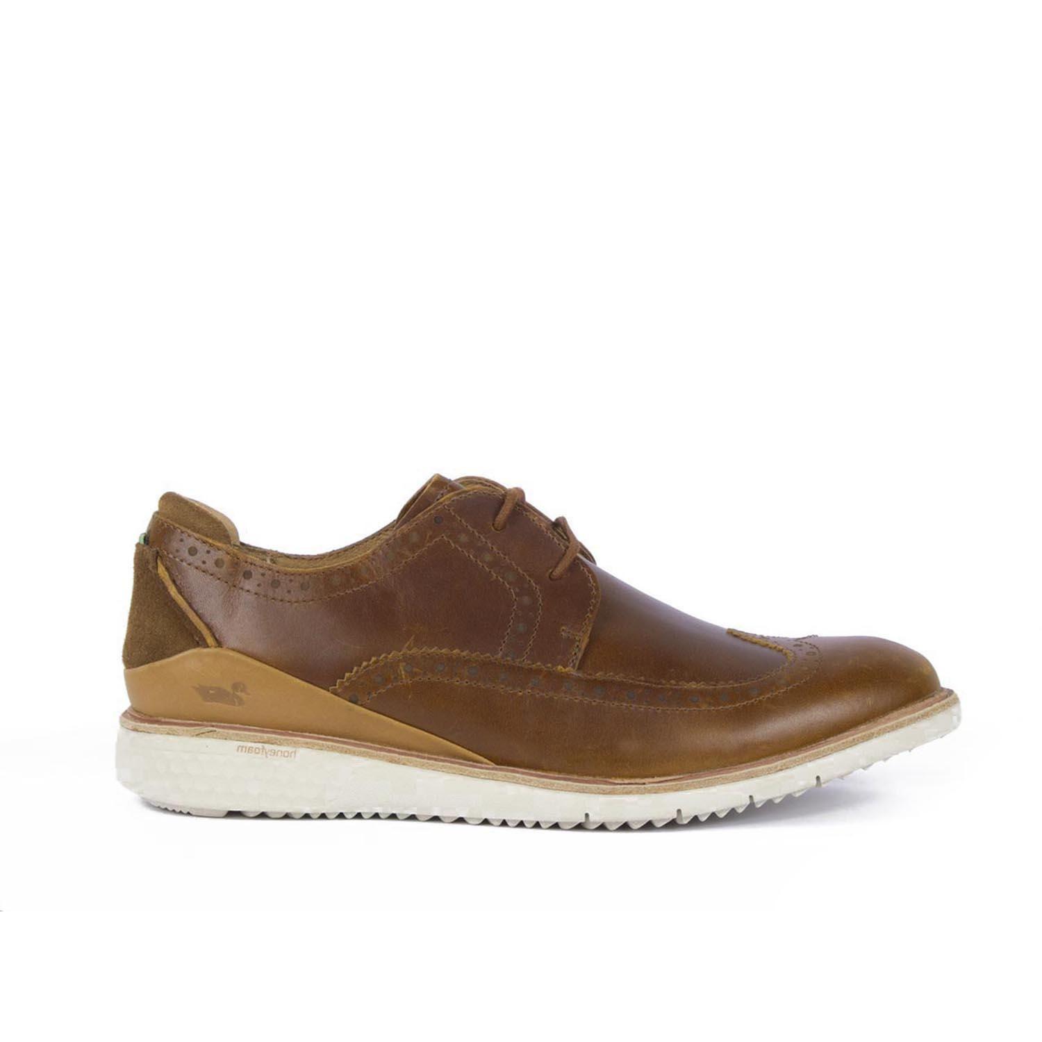 Zapato Cuero Hampstead Mostaza Hombre-0