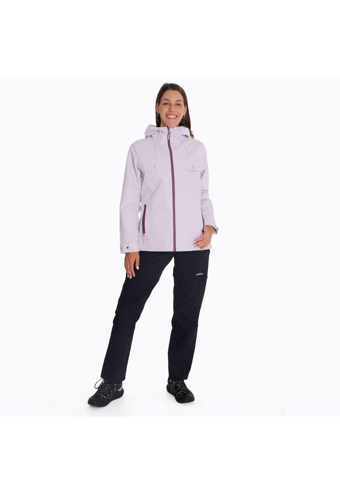 Chaqueta Impermeable Mujer Hardshell Rosado-6