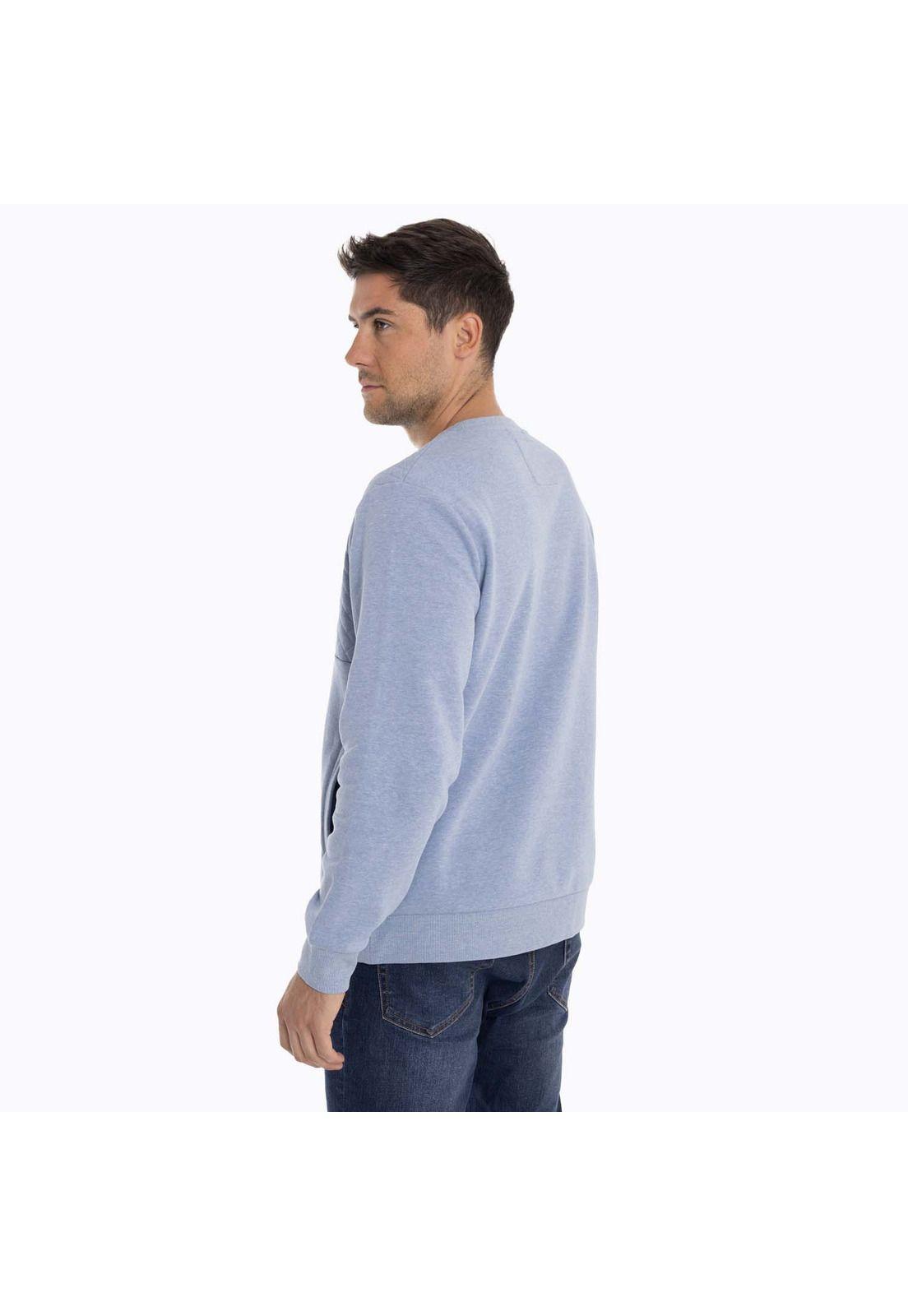 Poleron Hombre Yellowst Sweatshirt Celeste Merrell-4