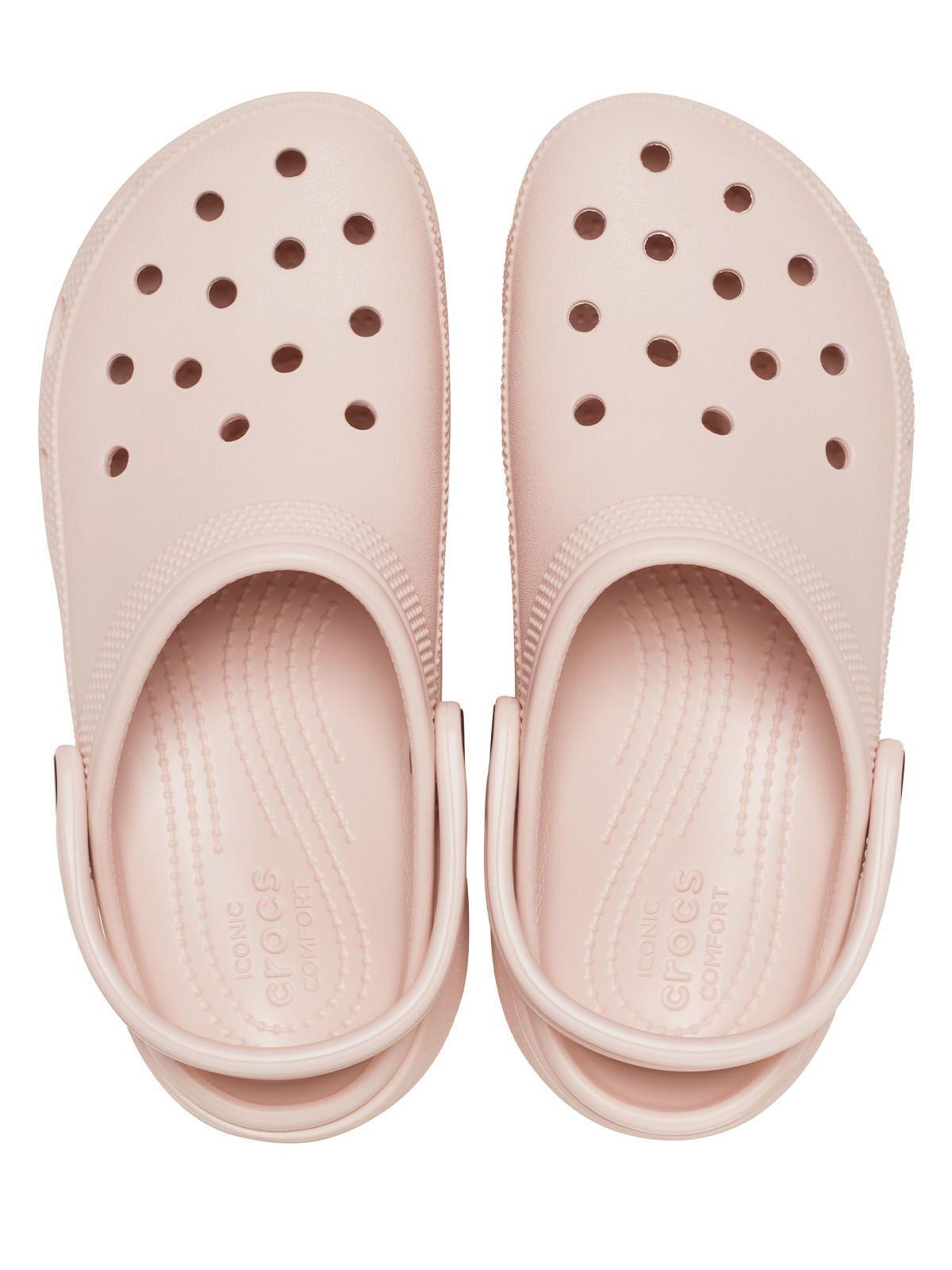 Zueco Crocs Mujer Classic Ptfm Clog Rosado-4