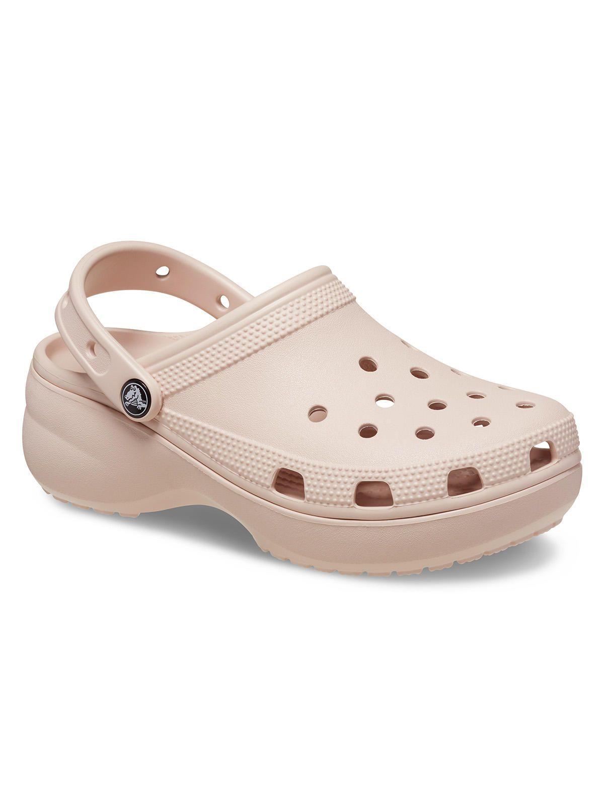 Zueco Crocs Mujer Classic Ptfm Clog Rosado-6