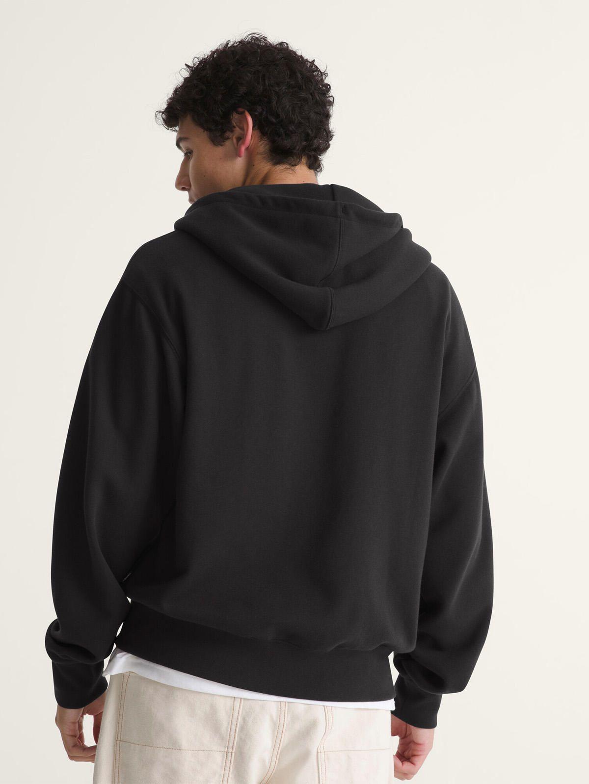 Poleron Hombre Stretch Logo Full Zi Negro-3