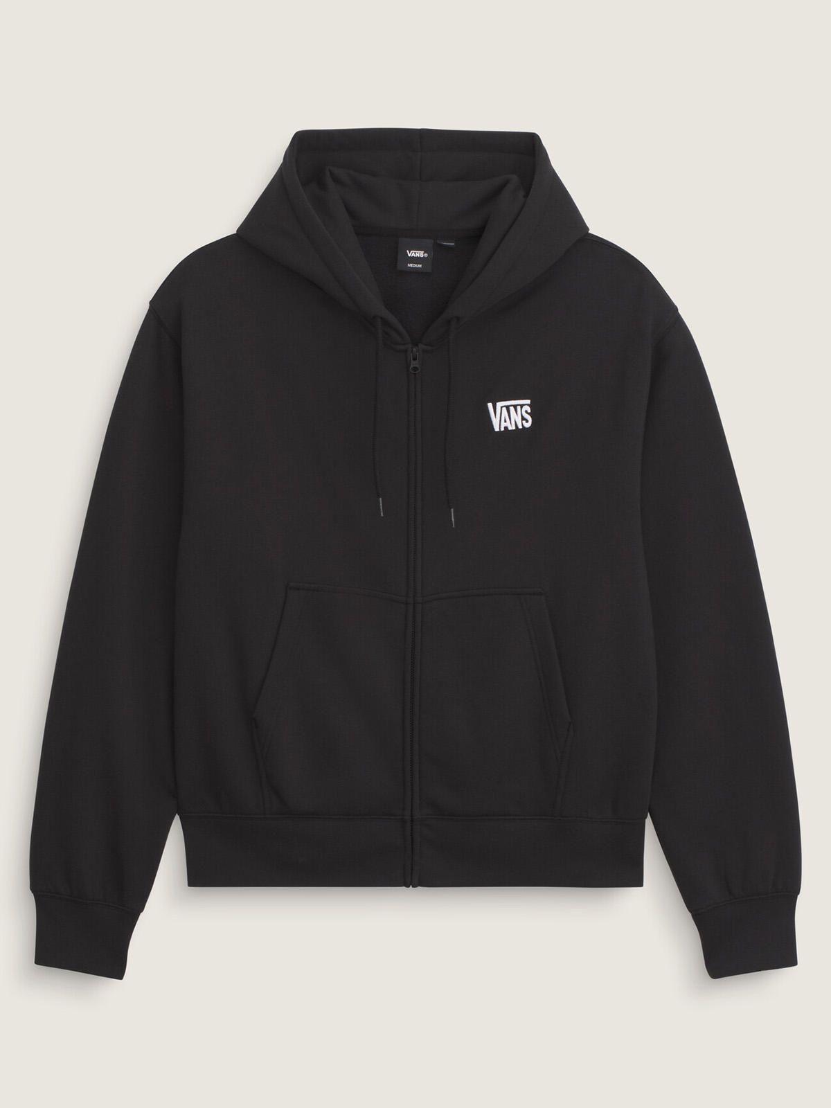 Poleron Hombre Stretch Logo Full Zi Negro-5