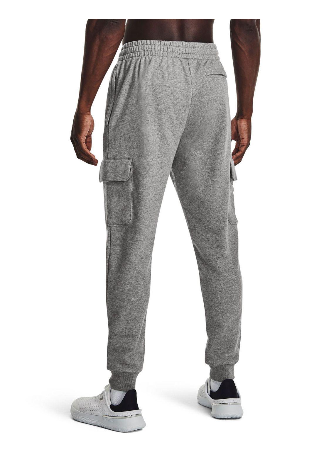 Joggers cargo UA Rival para hombre Gris-4