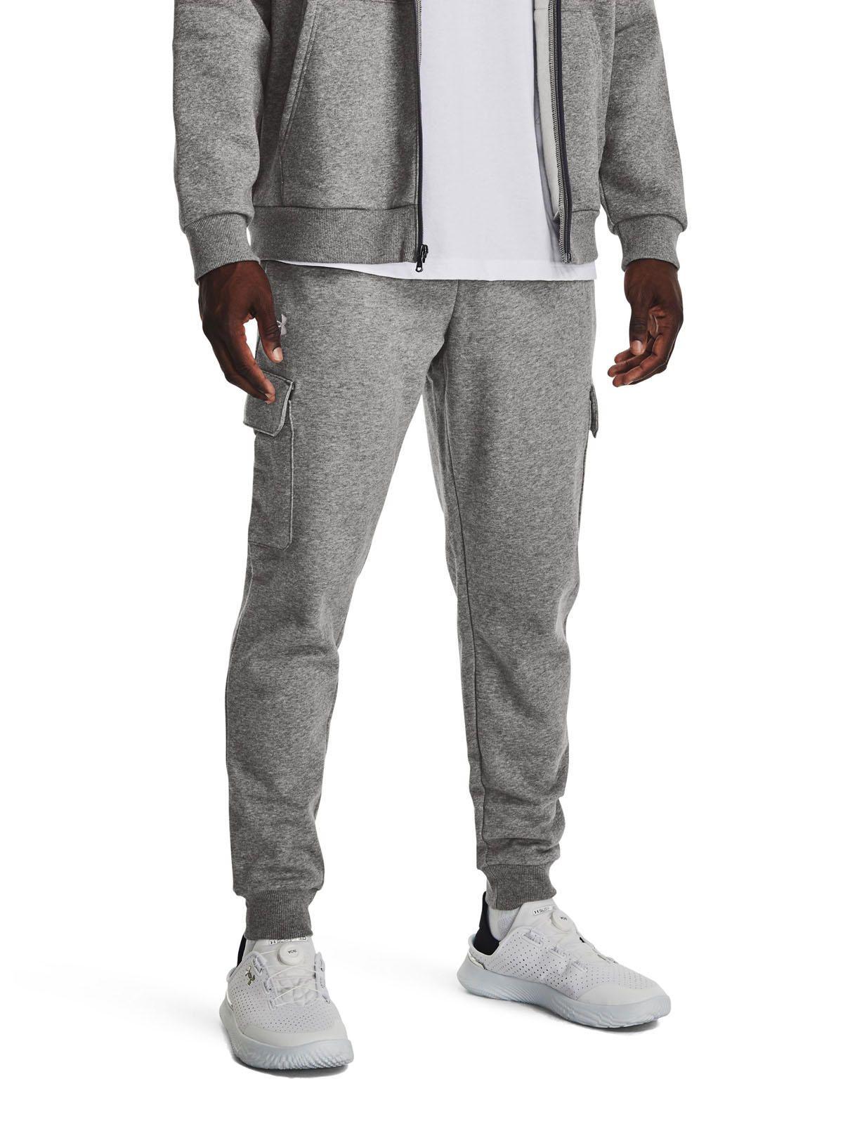 Joggers cargo UA Rival para hombre Gris-3
