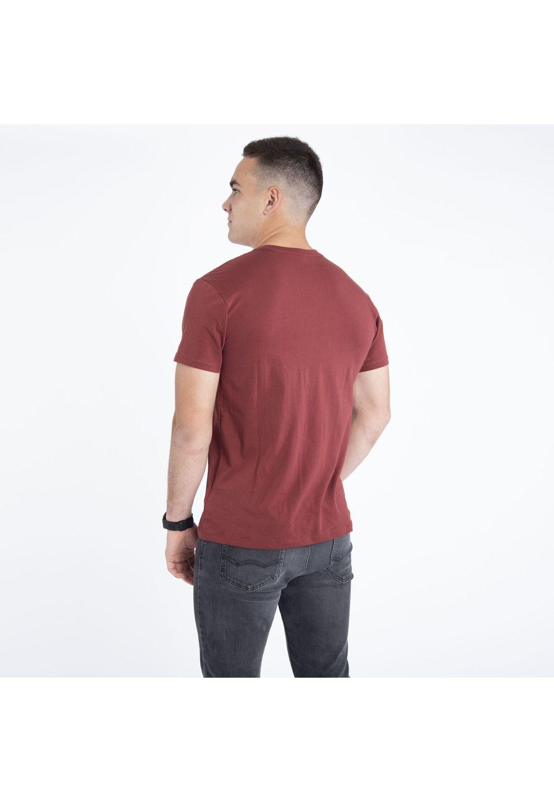 Polera Hombre Box Tee Naranjo-2