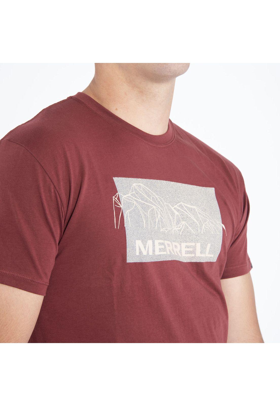 Polera Hombre Box Tee Naranjo-3