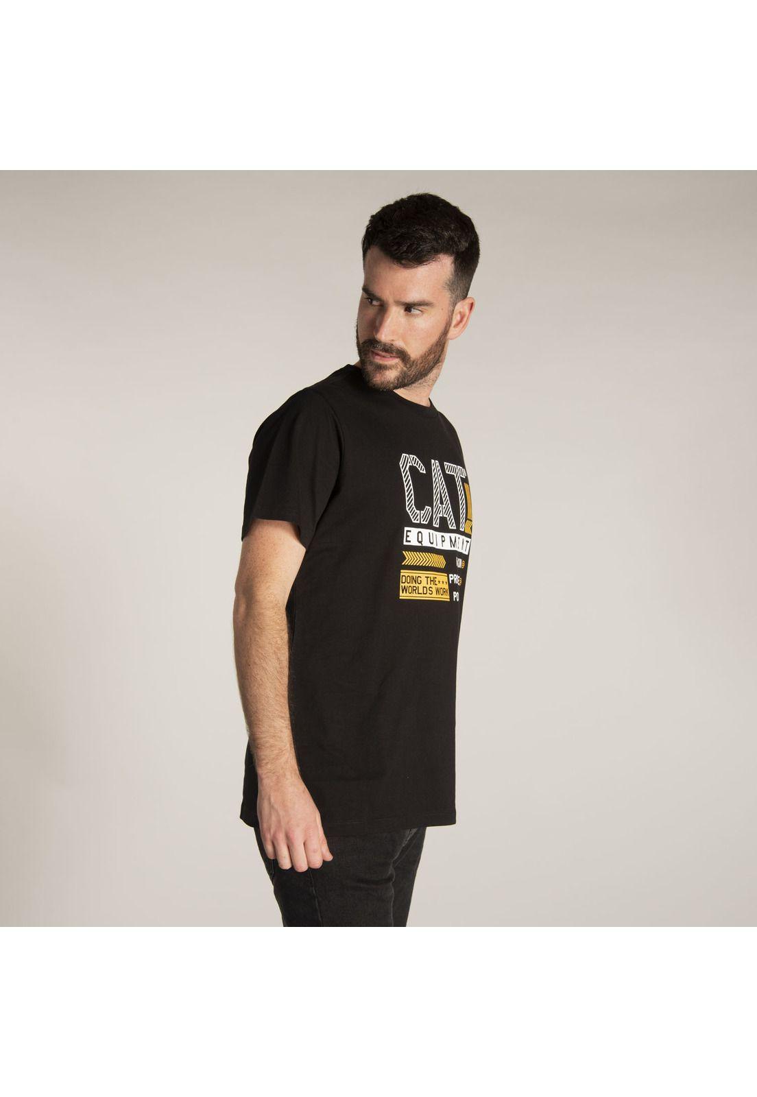 Polera M/C Hombre Fdtn Block Equipment Negro-1