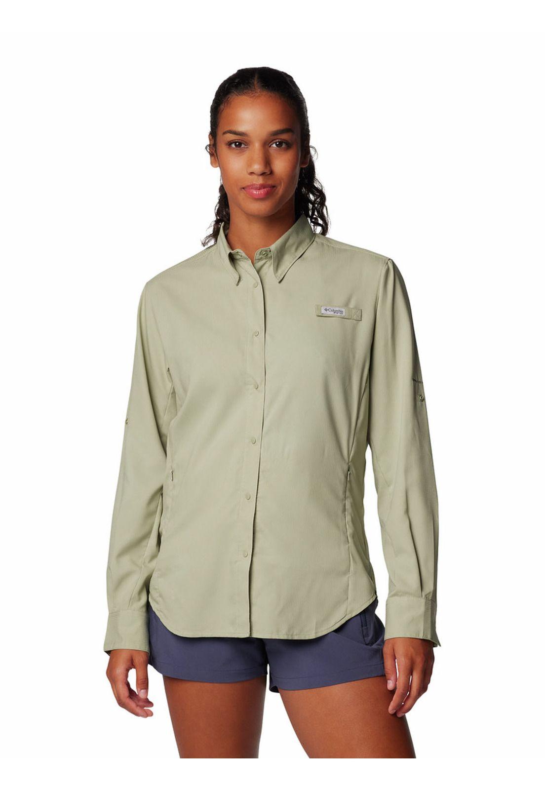 Blusa Manga Larga Mujer Tamiami Ii Verde-0
