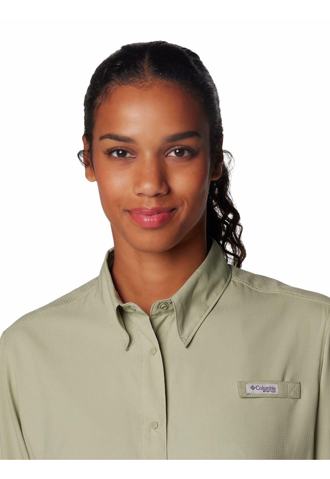 Blusa Manga Larga Mujer Tamiami Ii Verde-3
