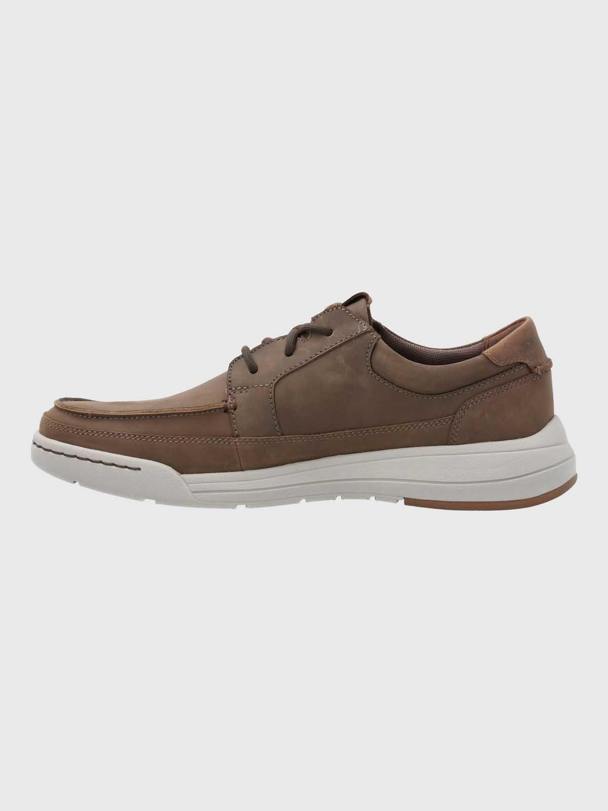 Zapato Cuero Hombre Fontier Café-5