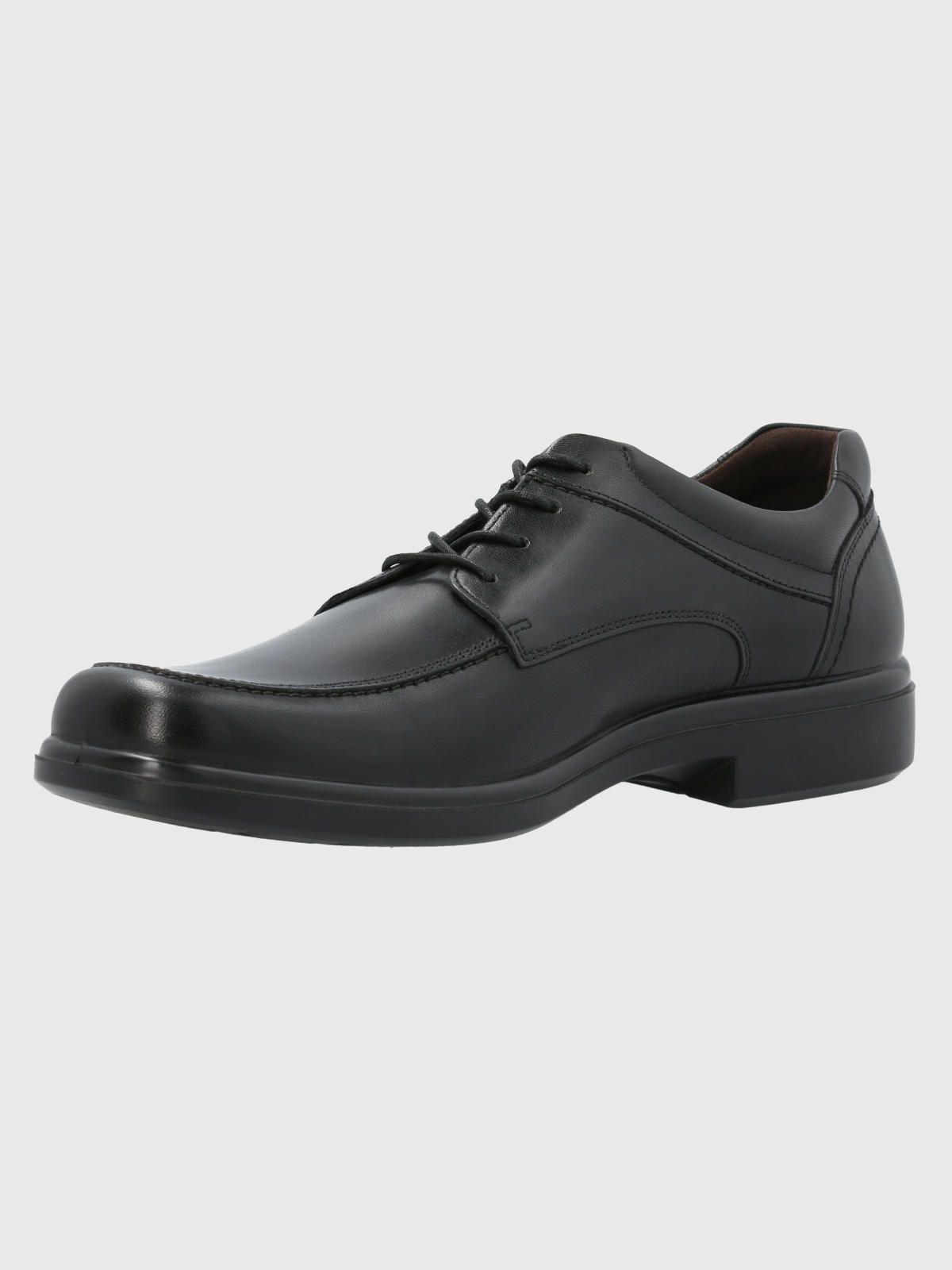 Zapato Cuero Hombre Venture Ii Negro-5