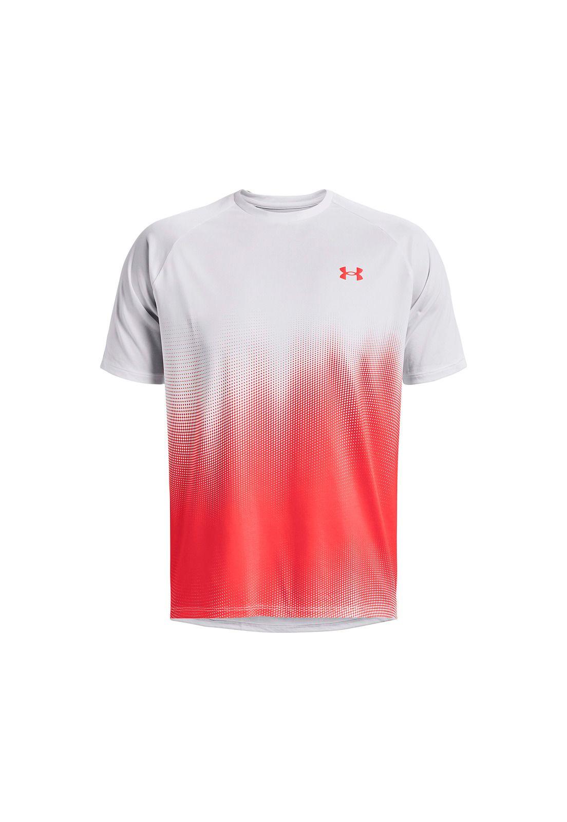 Polera manga corta Tech Fade hombre Blanco-0
