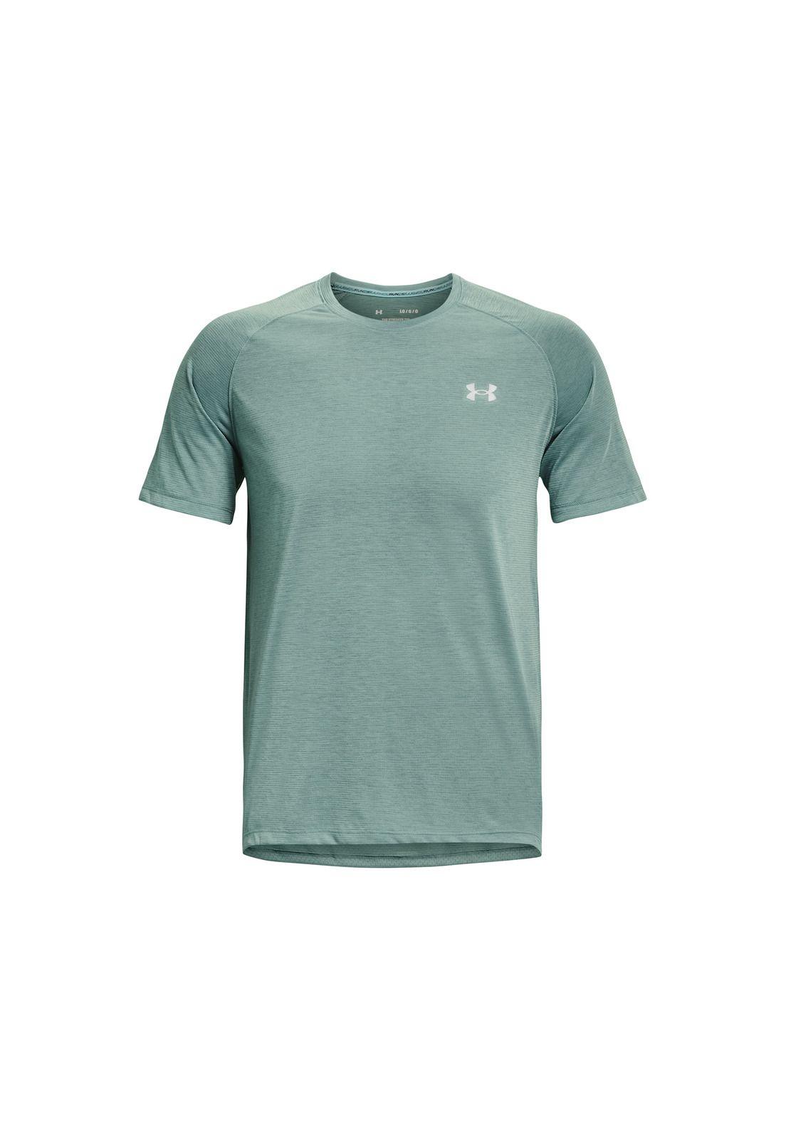 Polera M/C Hombre Ua Streaker Tee Verde-0