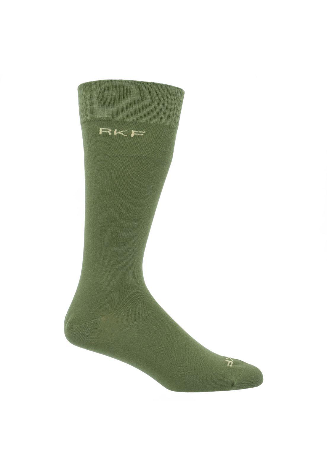 Calcetín Algodón Hombre Lg Basicrkf Verde-0