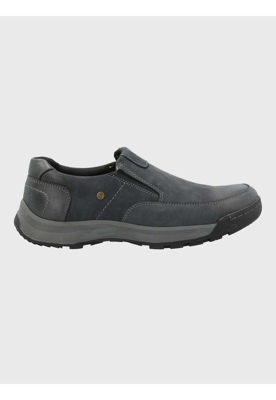 Zapato Hombre Cuero Consin Azul-1
