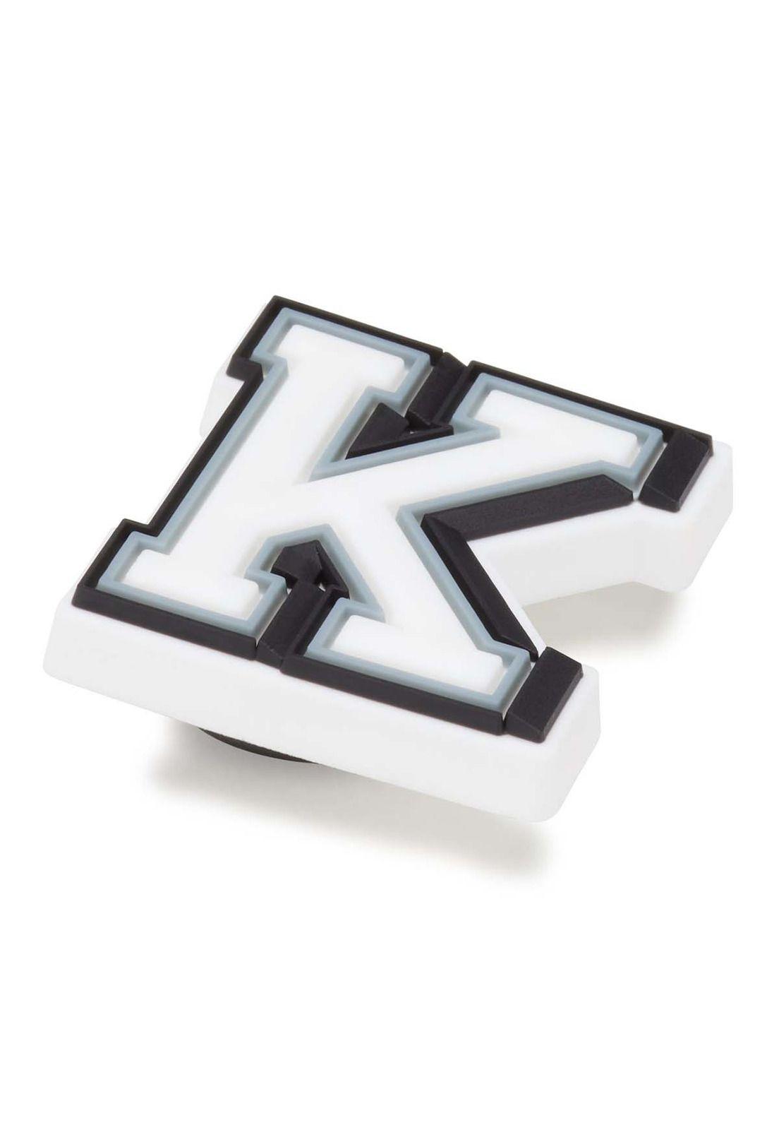 Jibbitz Letra K Blanco-2