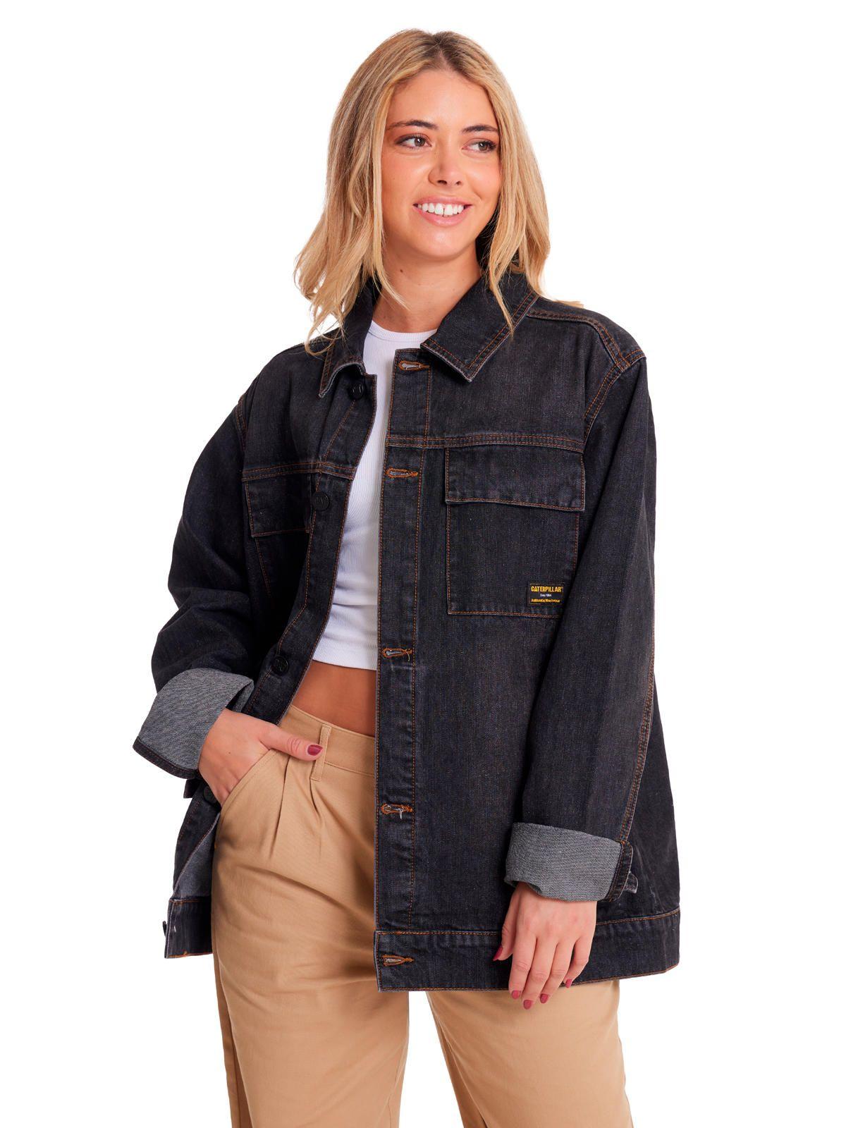 Chaqueta Unisex Denim Work Jacket Gris-4