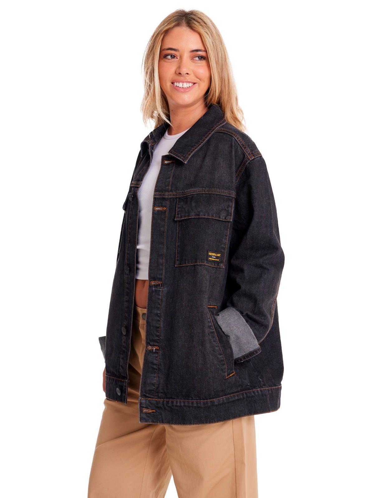 Chaqueta Unisex Denim Work Jacket Gris-5