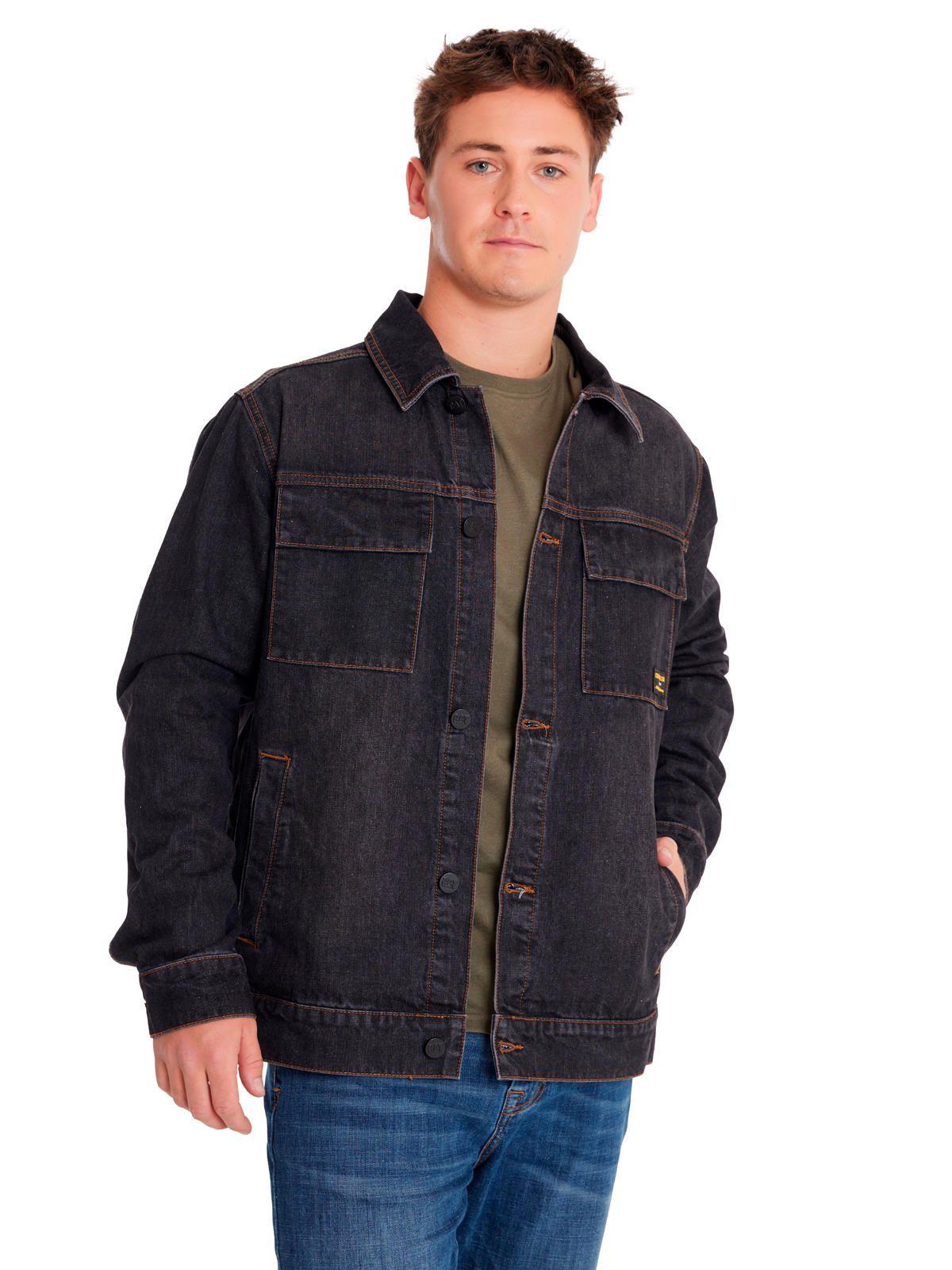 Chaqueta Unisex Denim Work Jacket Gris-0