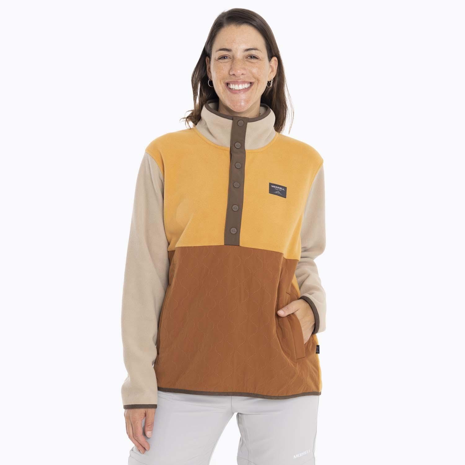 Polar Mujer Utukok Microfleece Mostaza Merrell-0