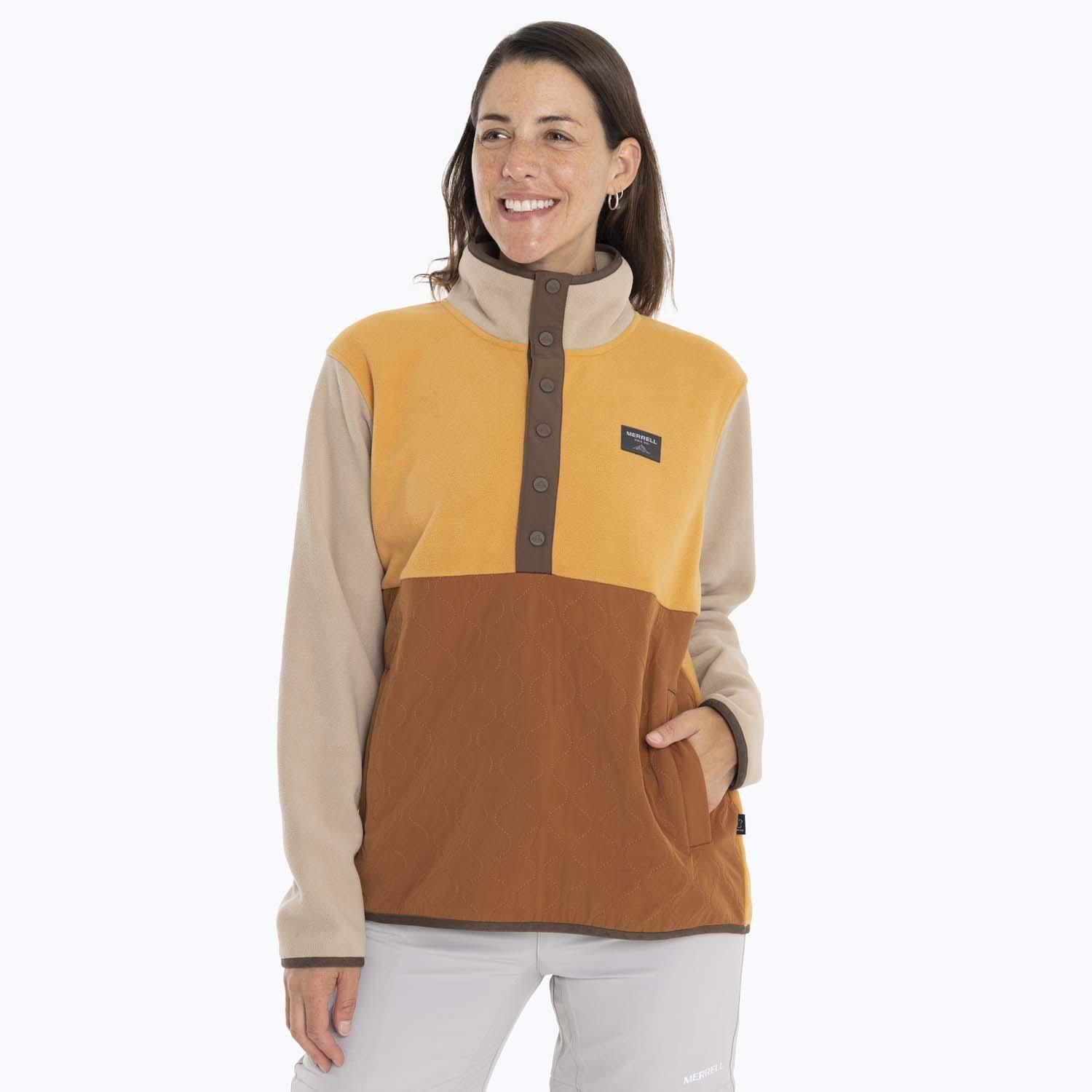 Polar Mujer Utukok Microfleece Mostaza Merrell-1