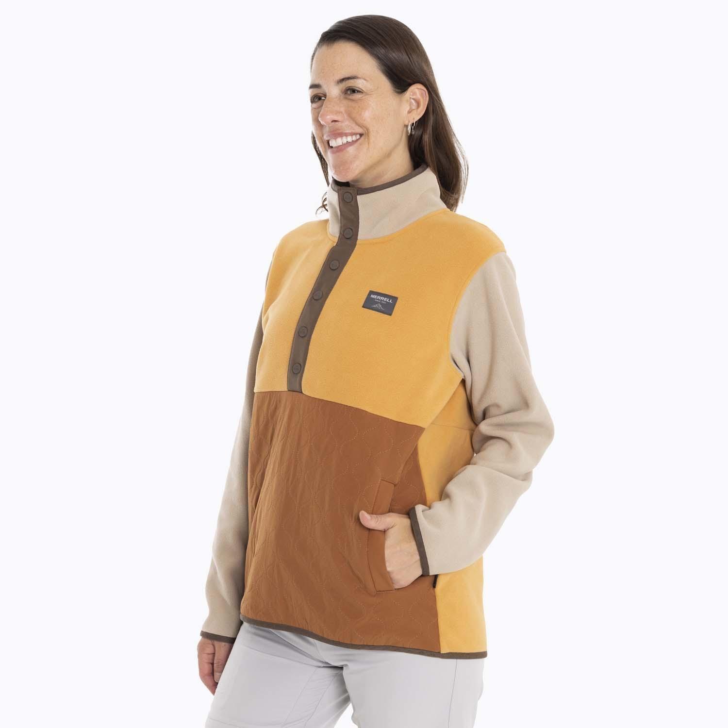 Polar Mujer Utukok Microfleece Mostaza Merrell-3