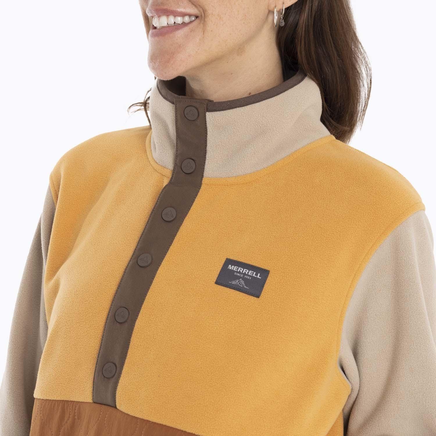 Polar Mujer Utukok Microfleece Mostaza Merrell-5