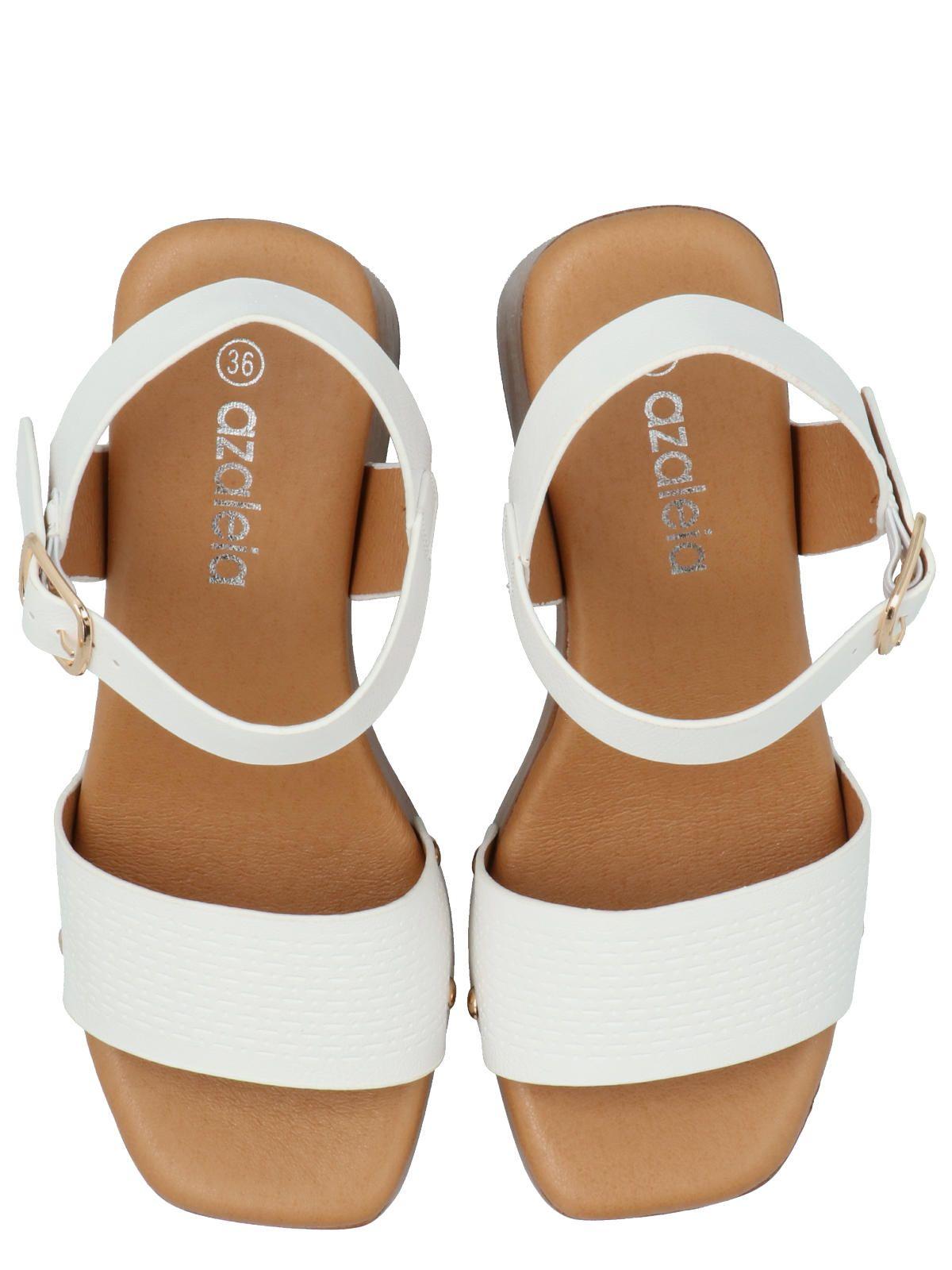 Sandalia Mujer Francesco Blanco -6