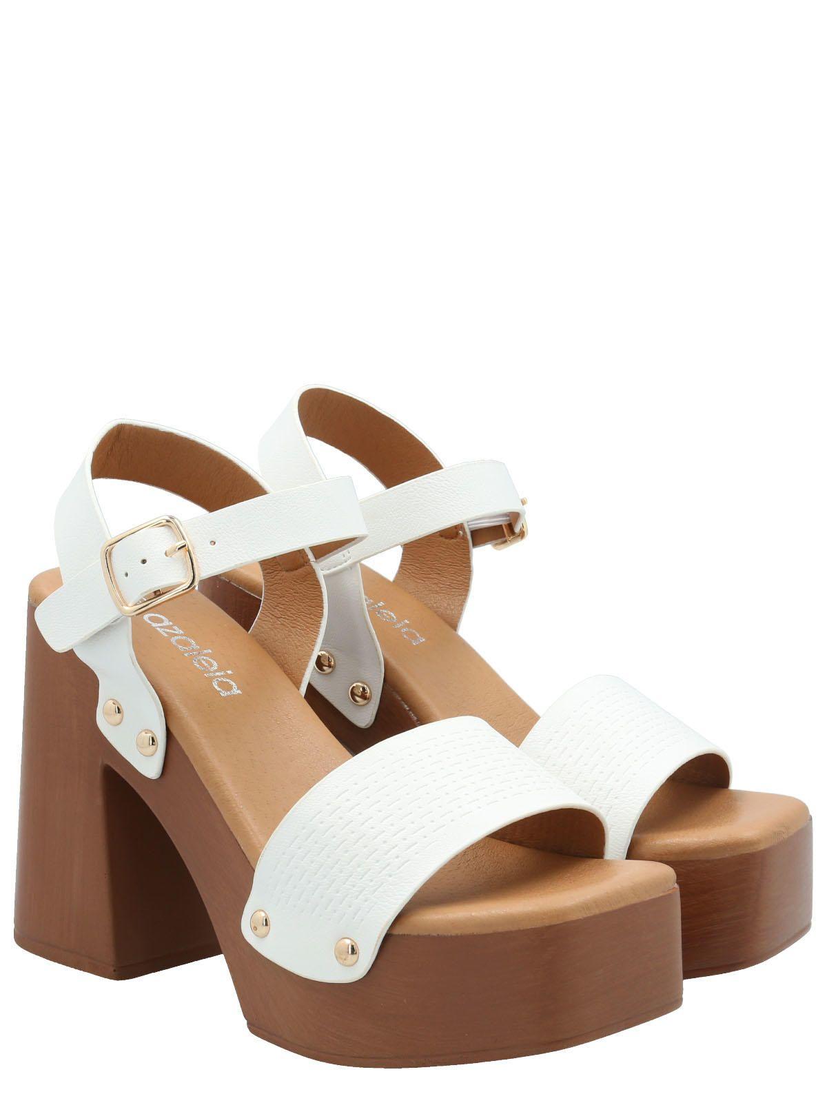 Sandalia Mujer Francesco Blanco -7