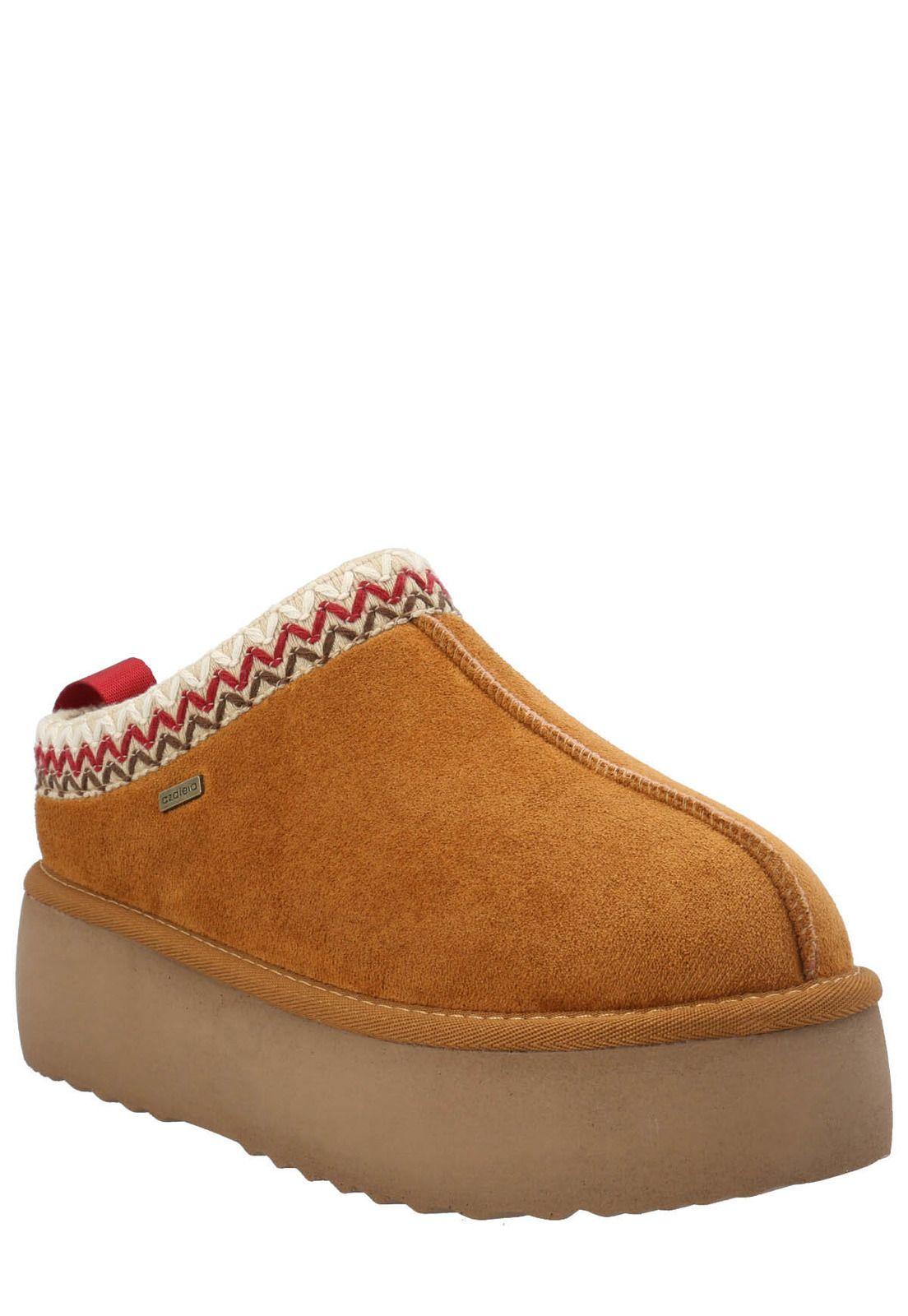 Pantufla Luton Mujer Cognac-0