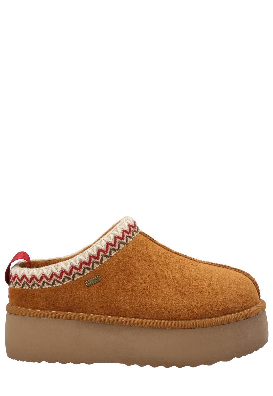 Pantufla Luton Mujer Cognac-1