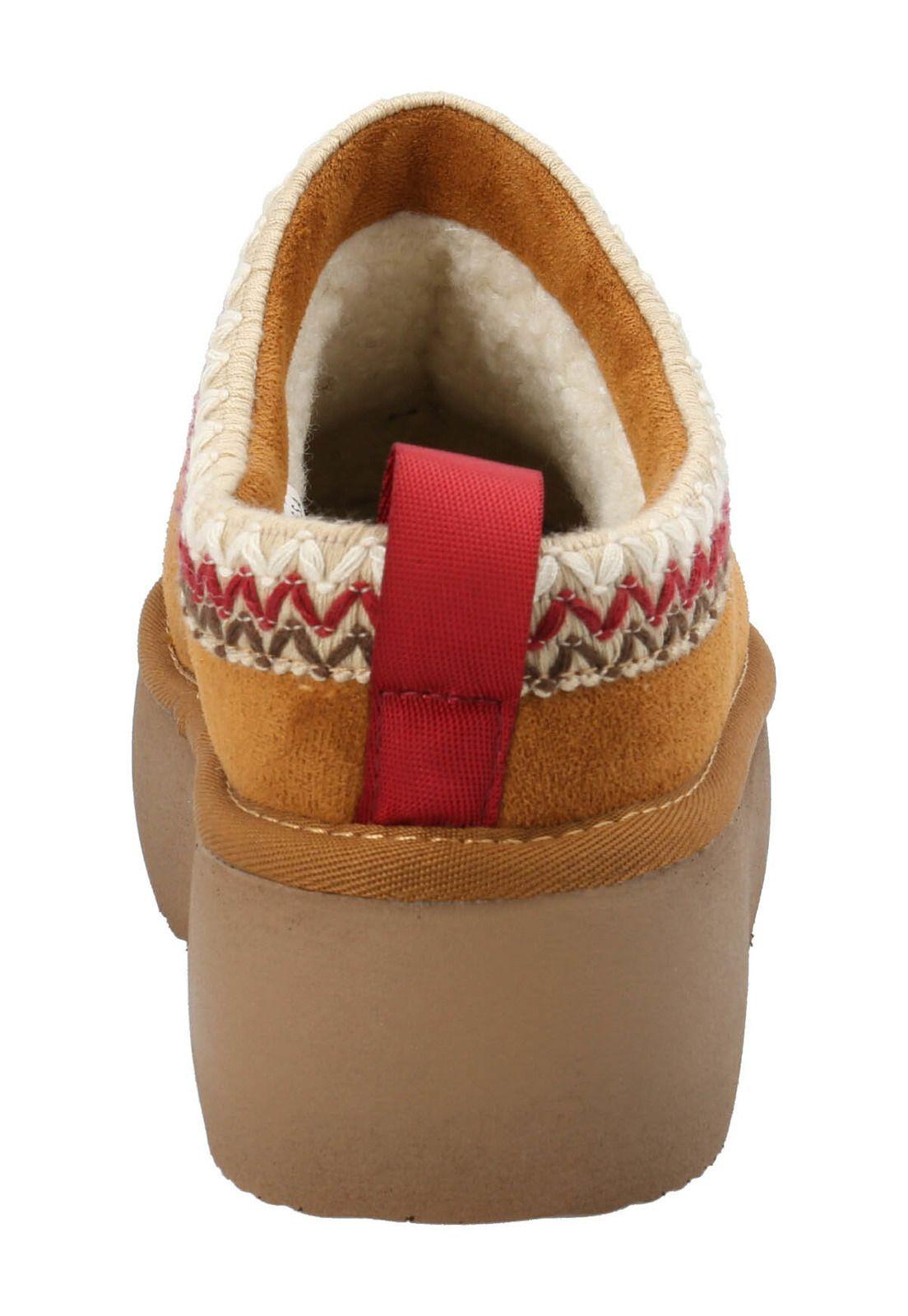 Pantufla Luton Mujer Cognac-6