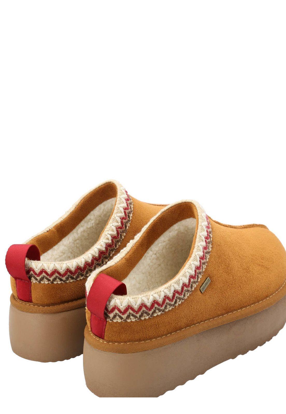 Pantufla Luton Mujer Cognac-9