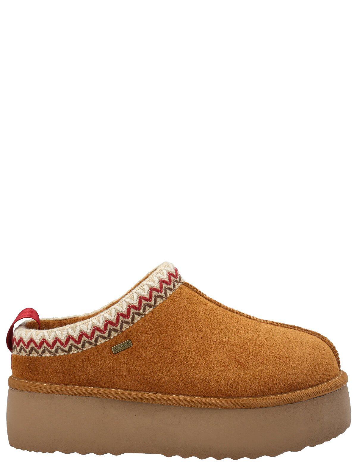 Pantufla Luton Mujer Cognac-1