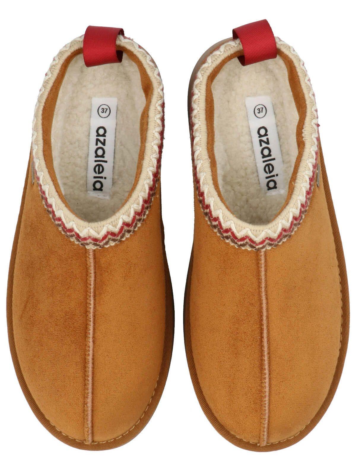 Pantufla Luton Mujer Cognac-7