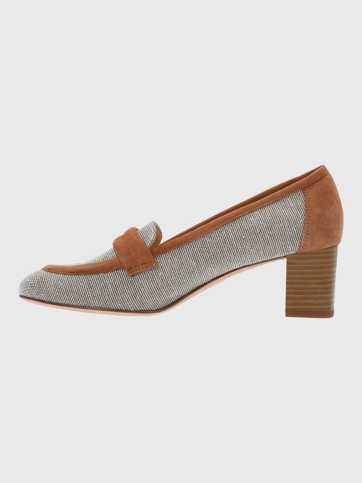 Zapato Brunate Mujer Cuero Lazzaro Café-5