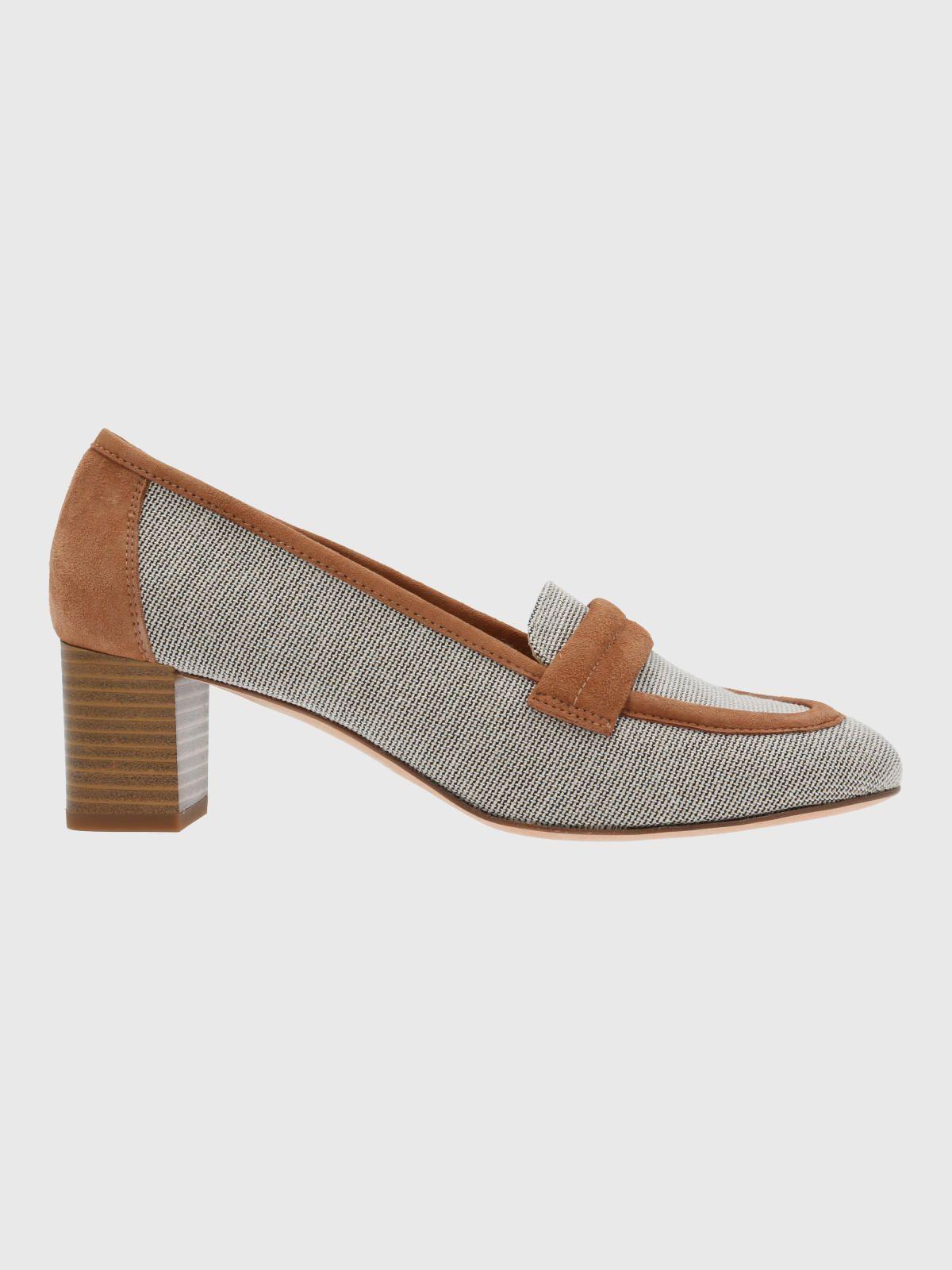 Zapato Brunate Mujer Cuero Lazzaro Café-1