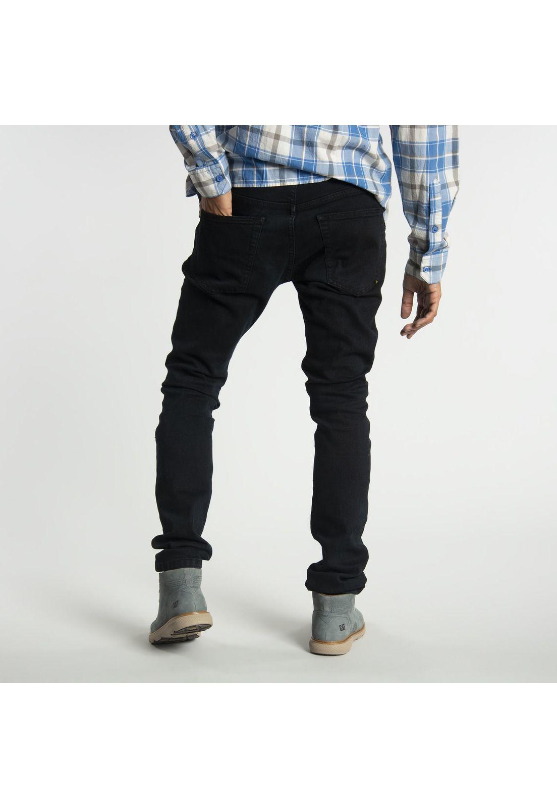 Jeans Hombre Ninety Eight Skinny Negro-2