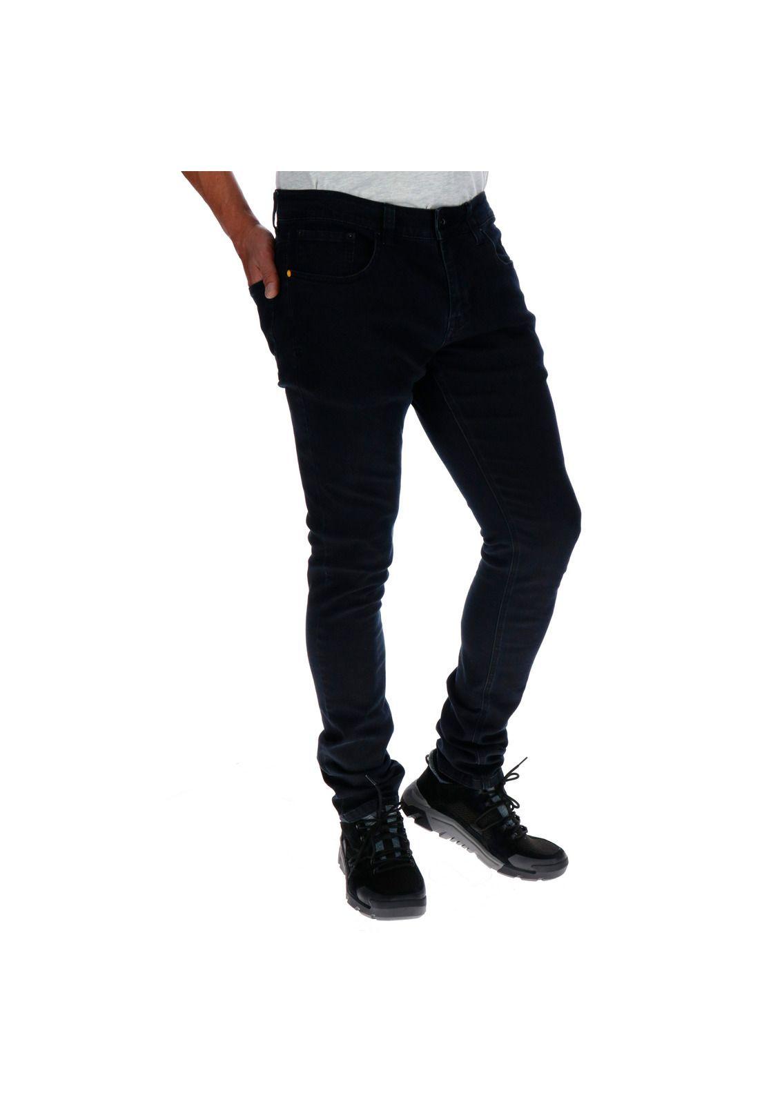 Jeans Hombre Ninety Eight Skinny Negro-4