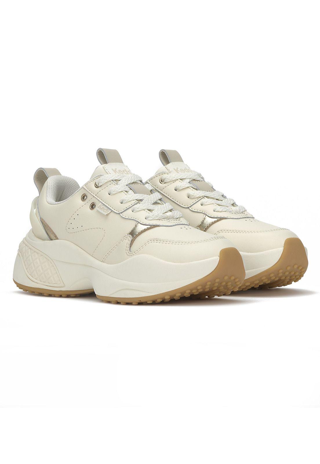 Zapatilla Cuero Mujer Comfort Blanco-1