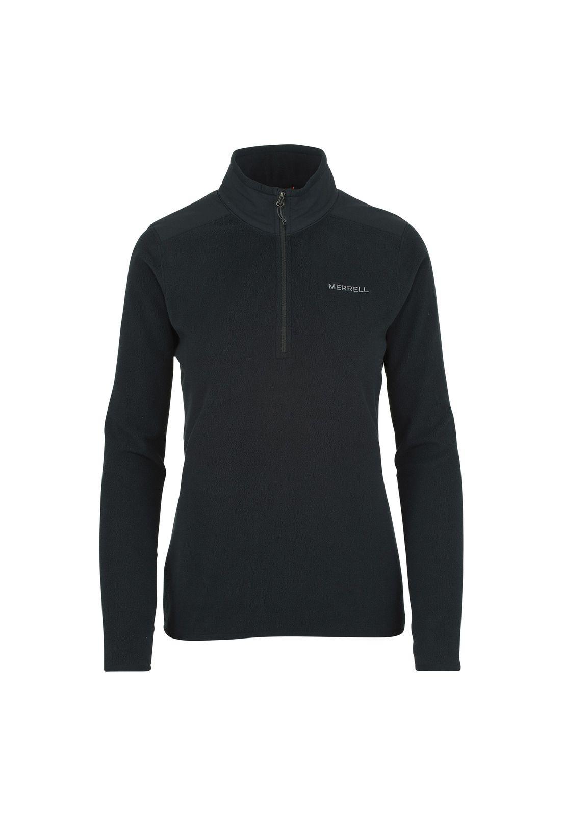 Polar Mujer Tr Polar Flc Qtr Zip Negro-0