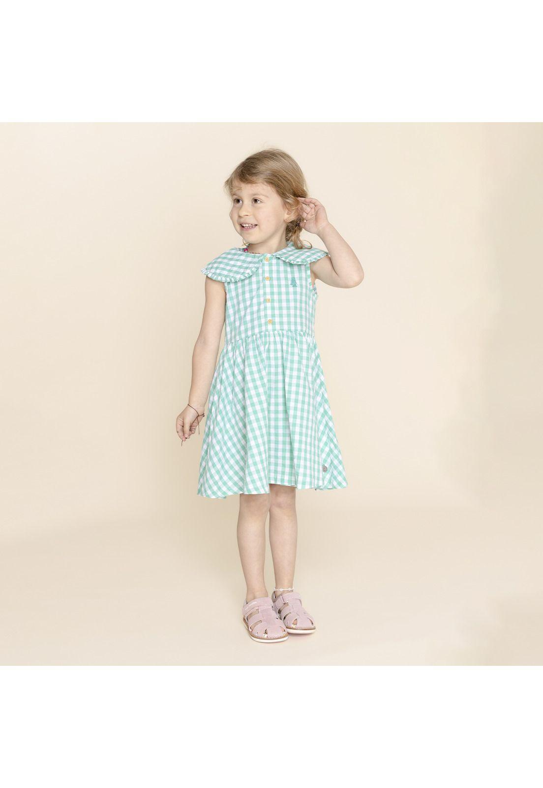Vestido Niña Akari (8-16) Verde-1