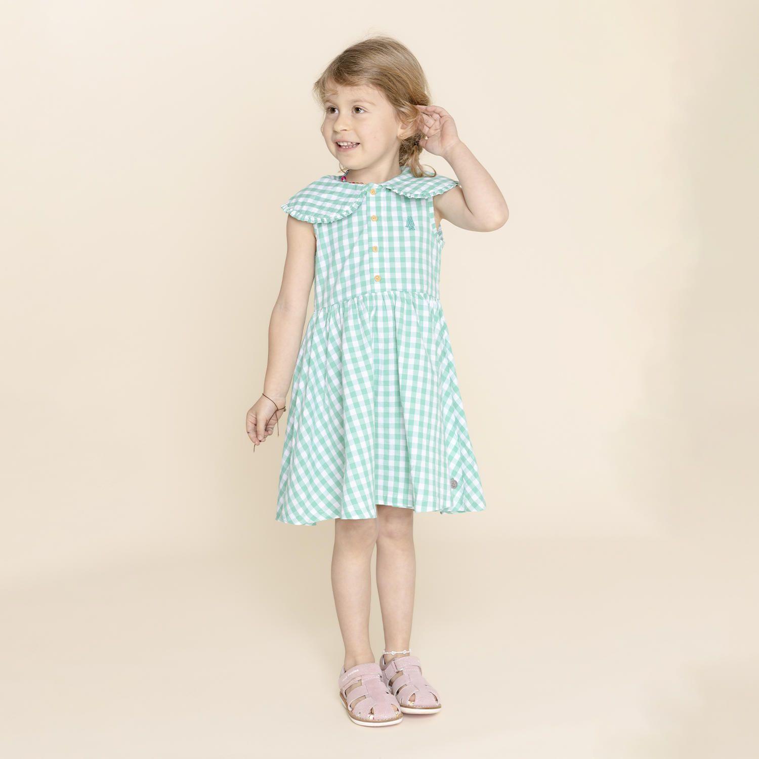 Vestido Niña Akari (8-16) Verde-1