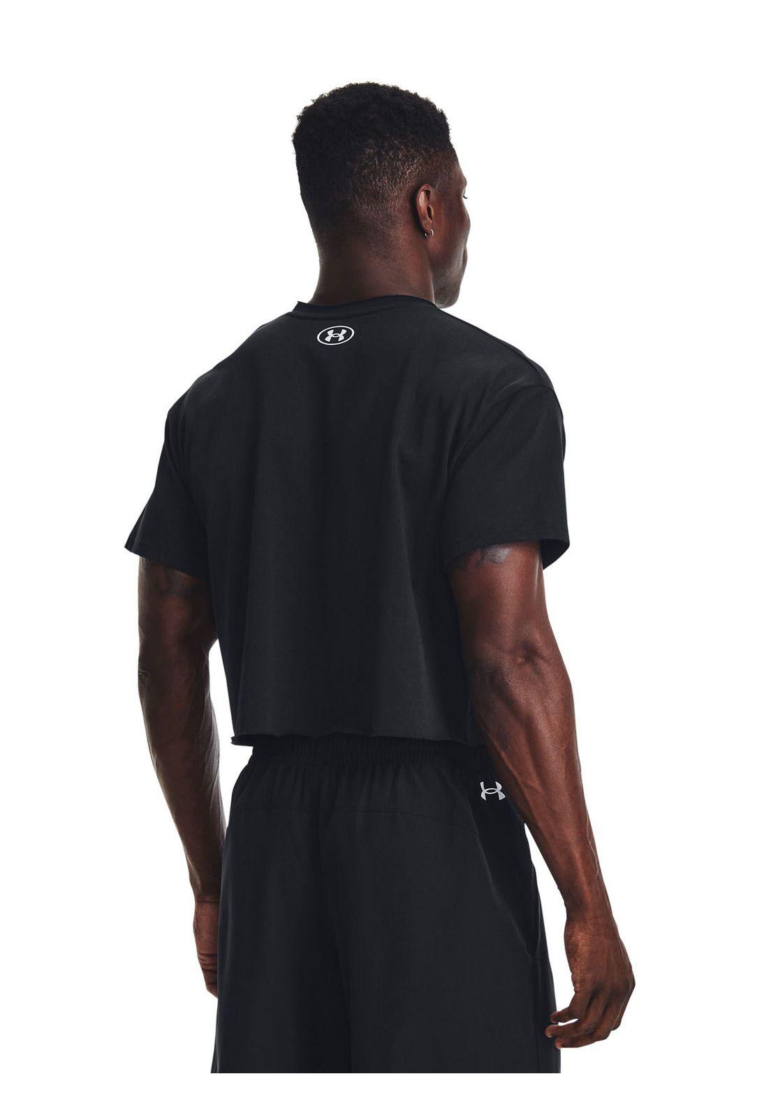 Polera manga corta PjtRock hombre Negro-4