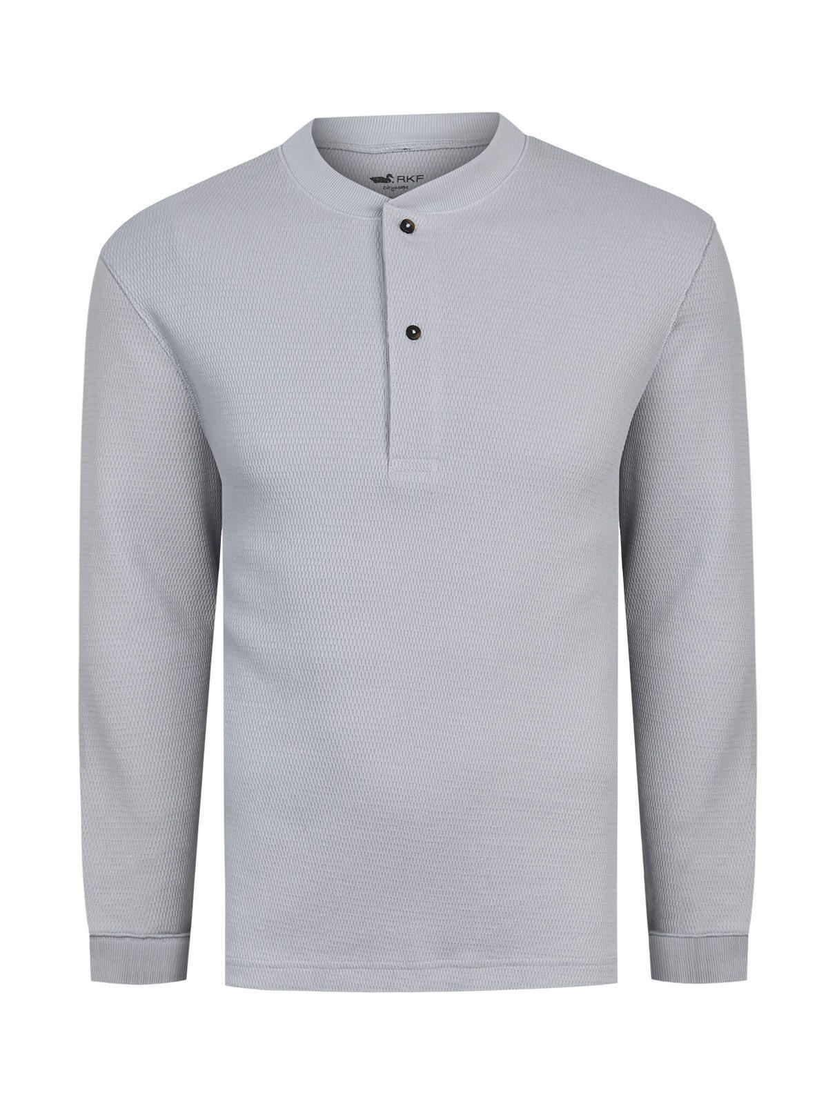 Polera Algodón Hombre Grain Gris-0