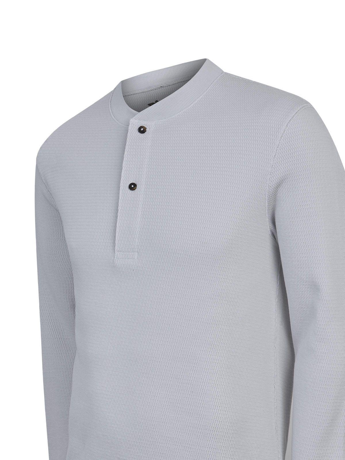 Polera Algodón Hombre Grain Gris-3