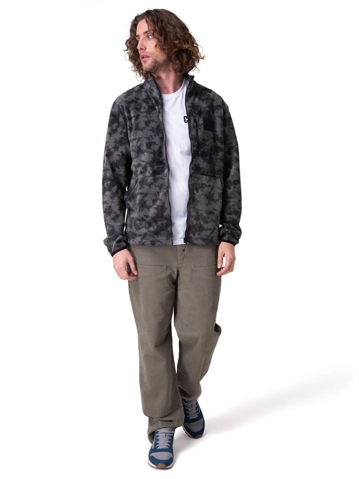 Polar Microfleece Full Zip Negro Hombre-4