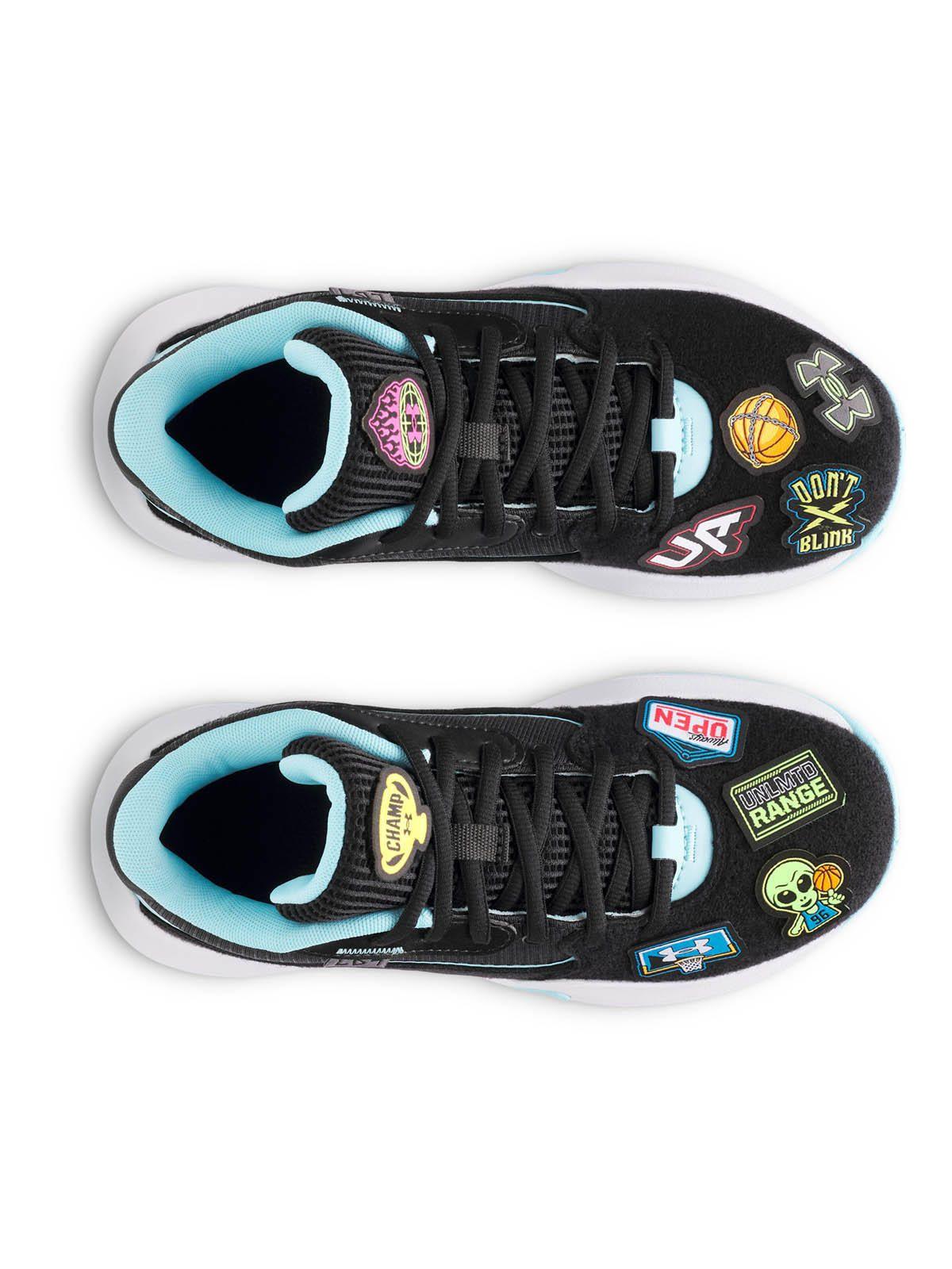 Zapatilla Basket Unisex Gs Lockdwn 7 Patches Negro-4