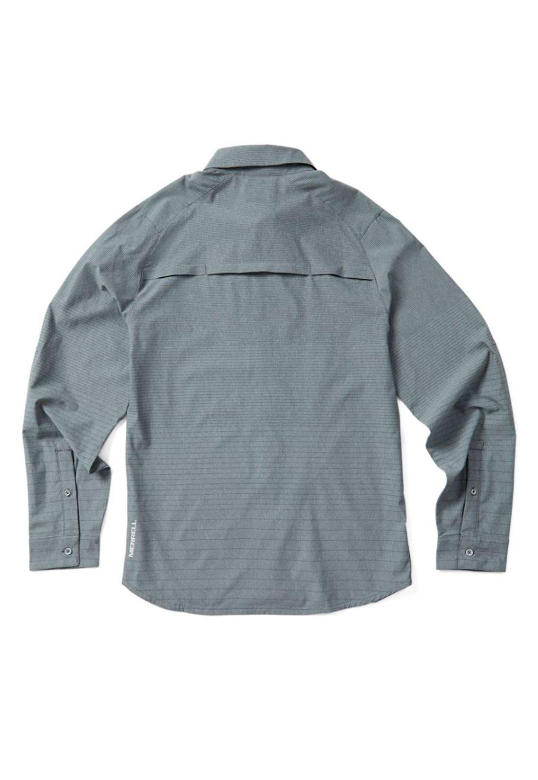 Camisa Hombre M/L Sanford Ls Button-Down Gris-1